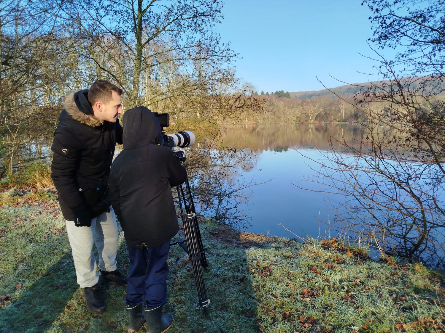 En tournage, longue focale