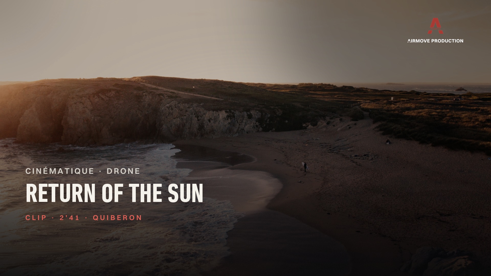 Return of the Sun — images aériennes, Quiberon